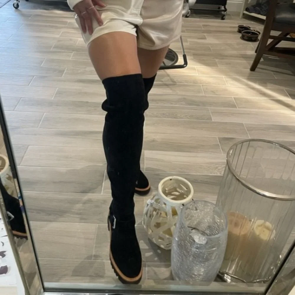 NWT Marc Fisher Idaner Suede Over the Knee Boots size 6